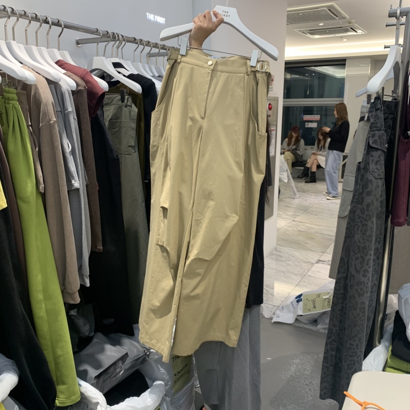 THE FIRST韓國代購女士新品人氣休閑推薦真品時尚休閑褲THE FIRST休閑褲圖色2