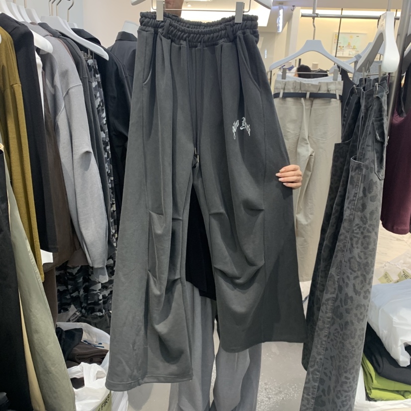 THE FIRST韓國直郵女裝新品時尚真品休閑推薦人氣休閑褲THE FIRST休閑褲圖色2墨