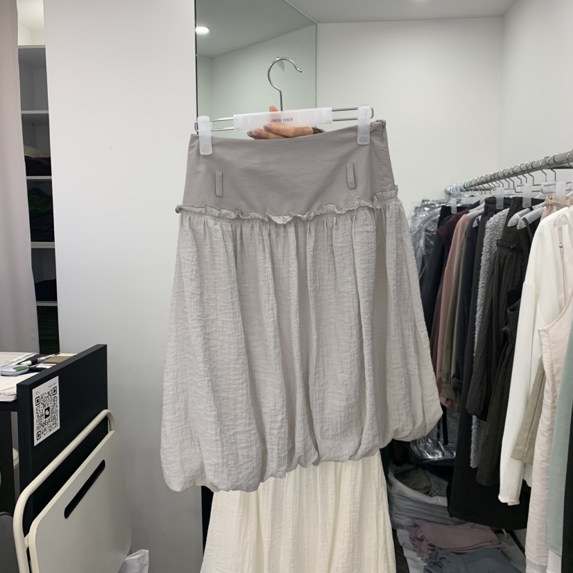 OWNS東大門代購女士新品休閑時尚人氣真品熱賣半身裙中短裙OWNS半身裙/中短裙圖色2灰