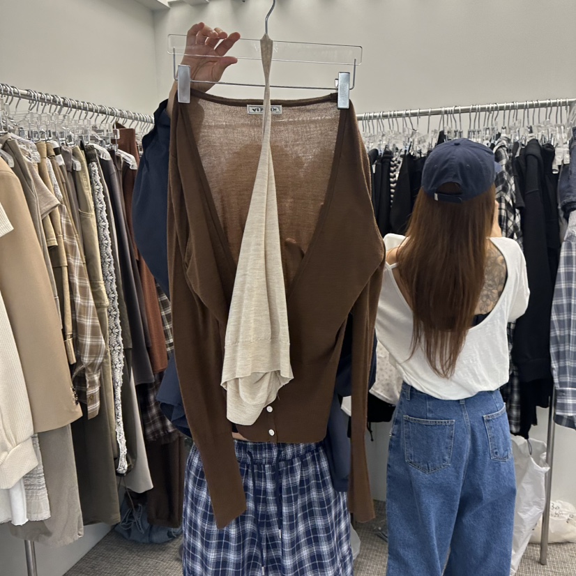 VIRKIN韓國直郵女裝新品推薦人氣熱賣時尚套裝兩件套柔軟VIRKIN套裝圖色2