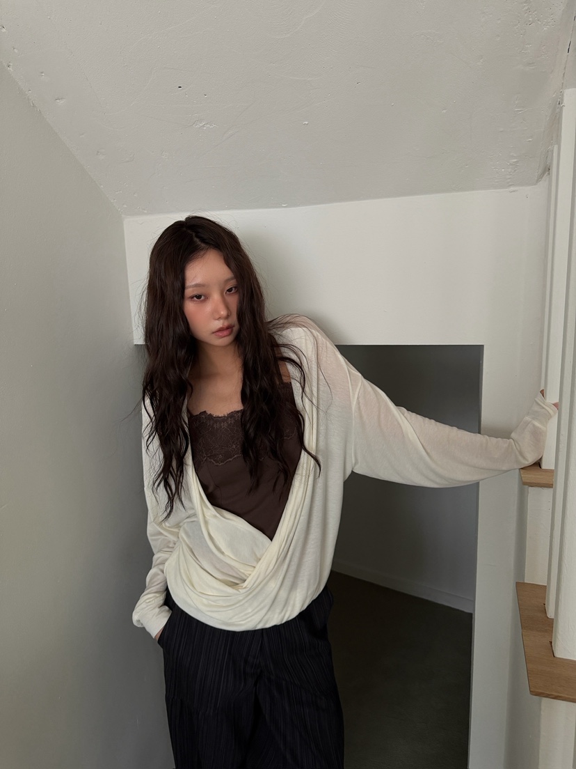 AWESOME SAUCE東大門代購女裝新品熱賣休閑人氣真品長袖T恤AWESOME SAUCE長袖T恤