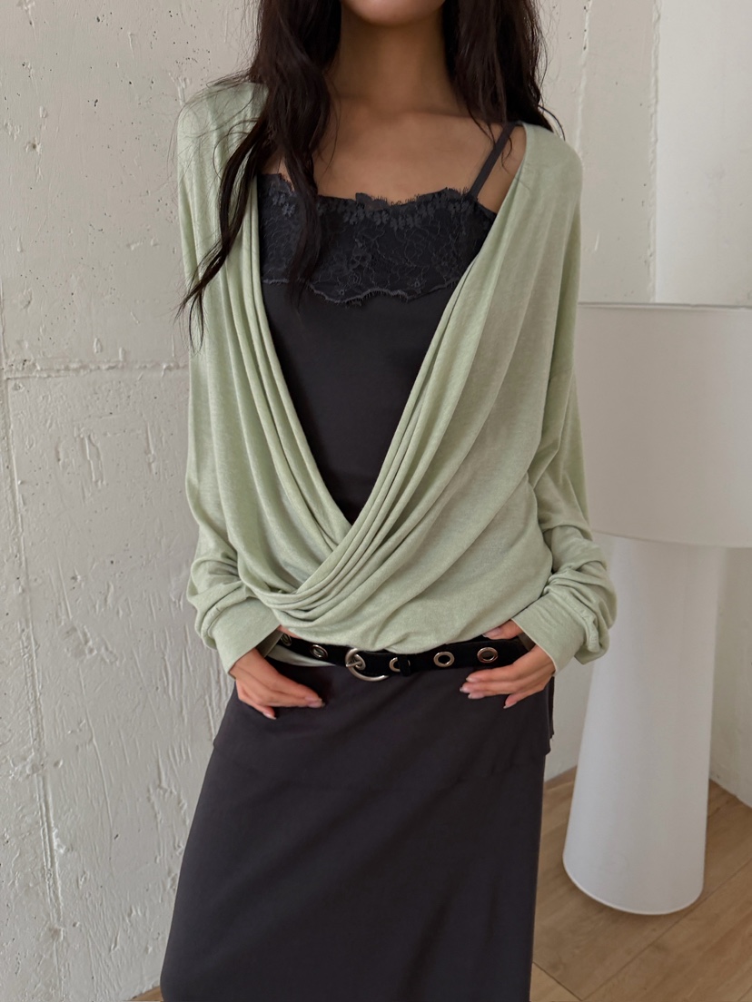 AWESOME SAUCE東大門代購女裝新品熱賣休閑人氣真品長袖T恤AWESOME SAUCE長袖T恤圖色2