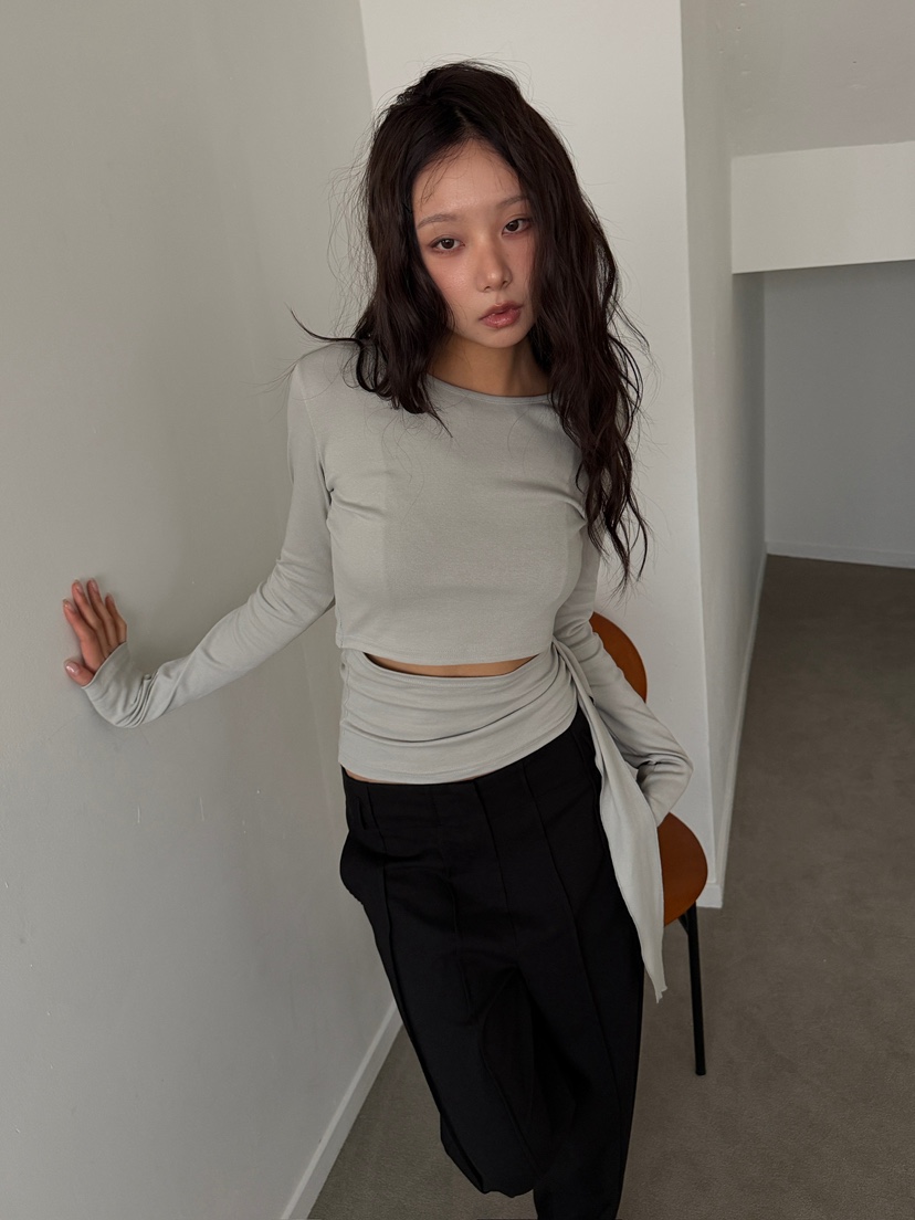 AWESOME SAUCE韓國代購女士新款人氣推薦休閑時尚長袖T恤AWESOME SAUCE長袖T恤