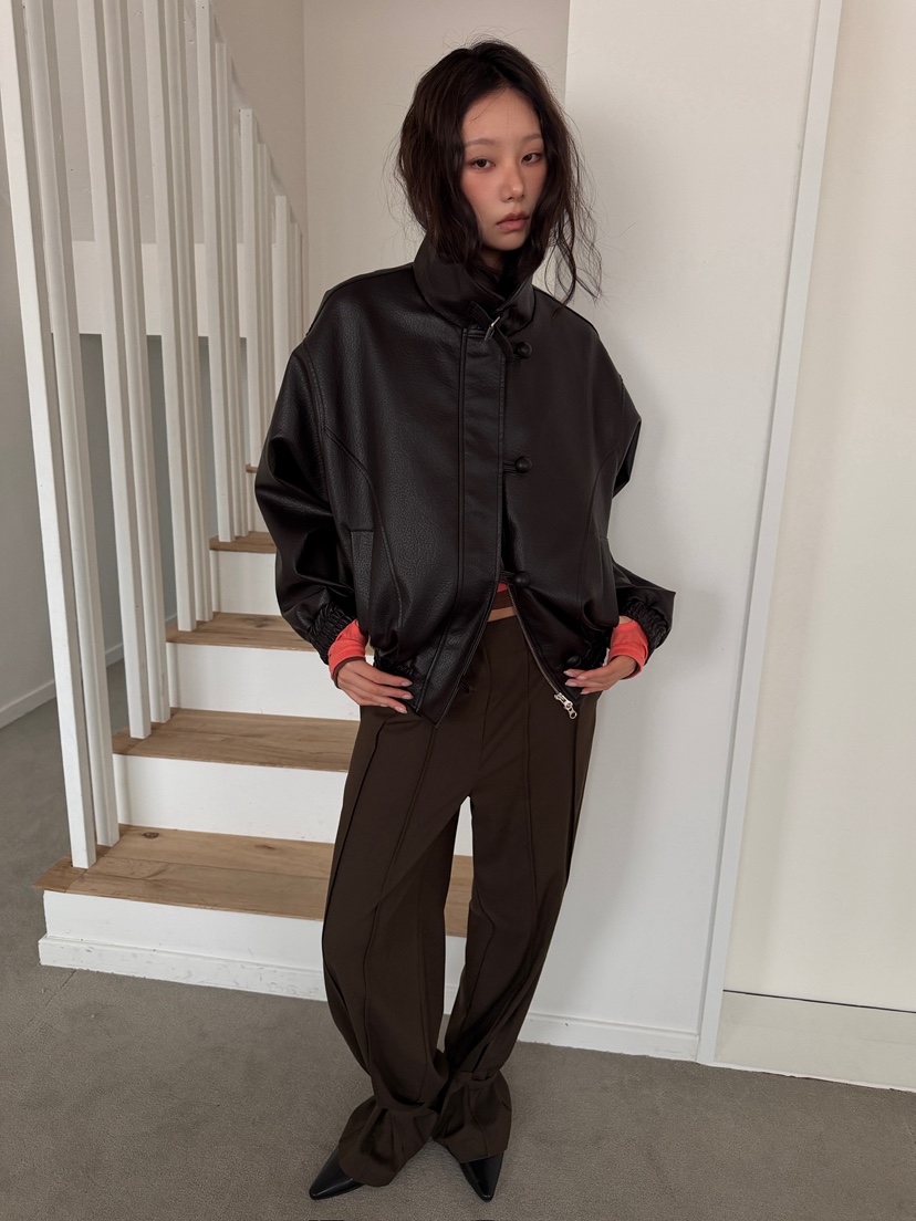 AWESOME SAUCE東大門直郵女裝新品真品時尚人氣皮衣皮革AWESOME SAUCE皮衣
