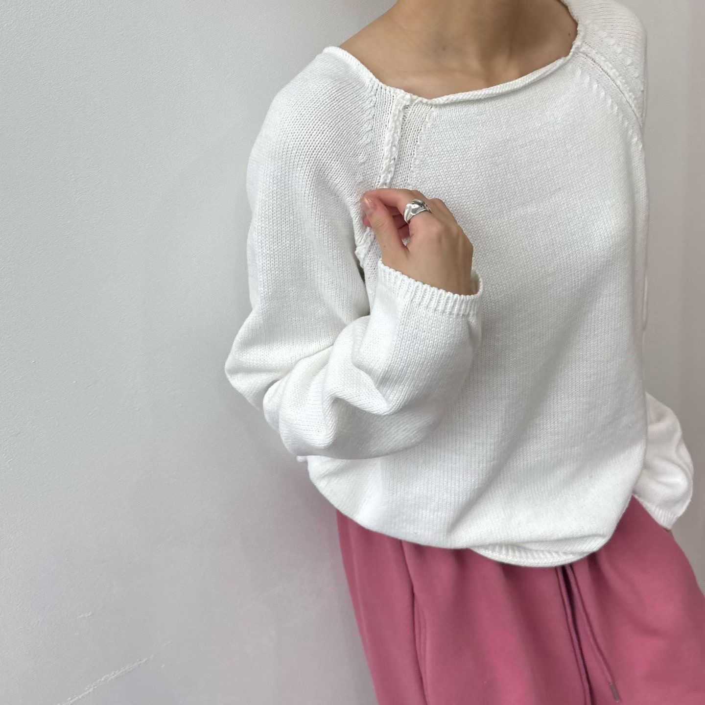 MINIMALGROUND/VIVAGLAM韓國直郵女裝新品休閑人氣針織衫MINIMALGROUND/VIVAGLAM針織衫