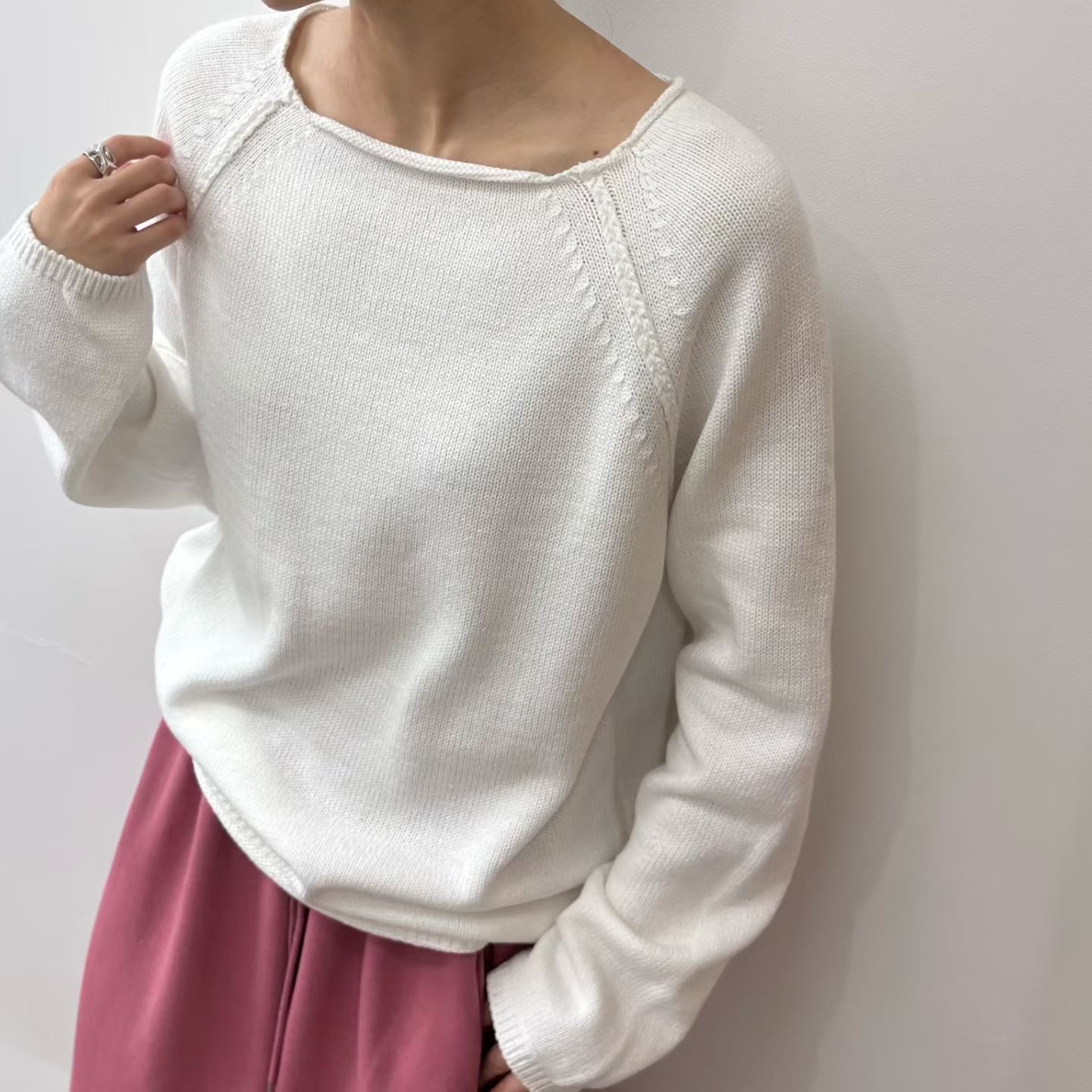 MINIMALGROUND/VIVAGLAM韓國直郵女裝新品休閑人氣針織衫MINIMALGROUND/VIVAGLAM針織衫