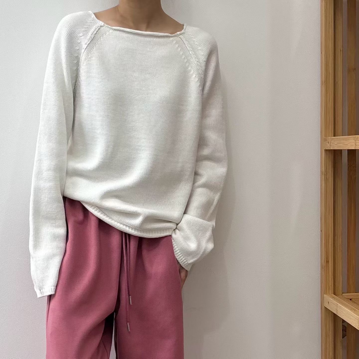 MINIMALGROUND/VIVAGLAM韓國直郵女裝新品休閑人氣針織衫MINIMALGROUND/VIVAGLAM針織衫圖色1