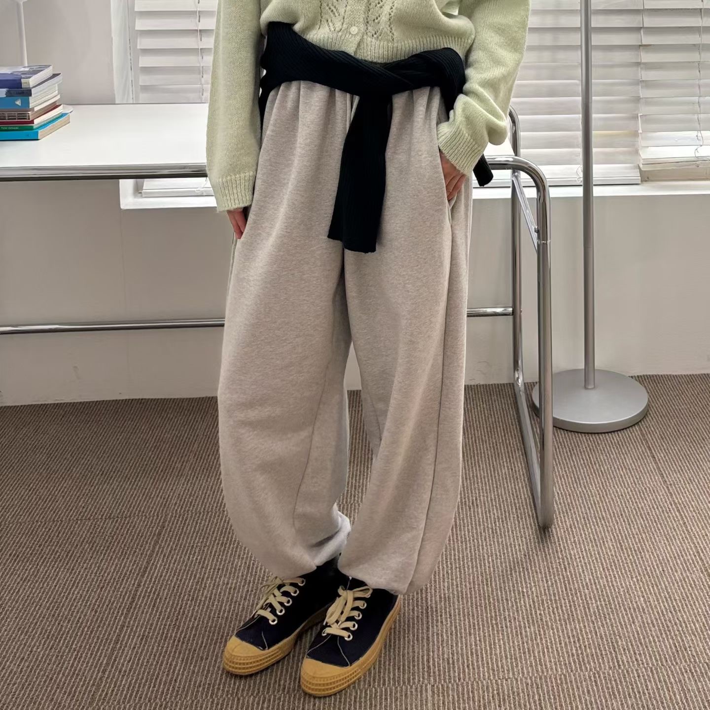 MINIMALGROUND/VIVAGLAM韓國直郵女裝新品休閑休閑褲運動MINIMALGROUND/VIVAGLAM休閑褲圖色3