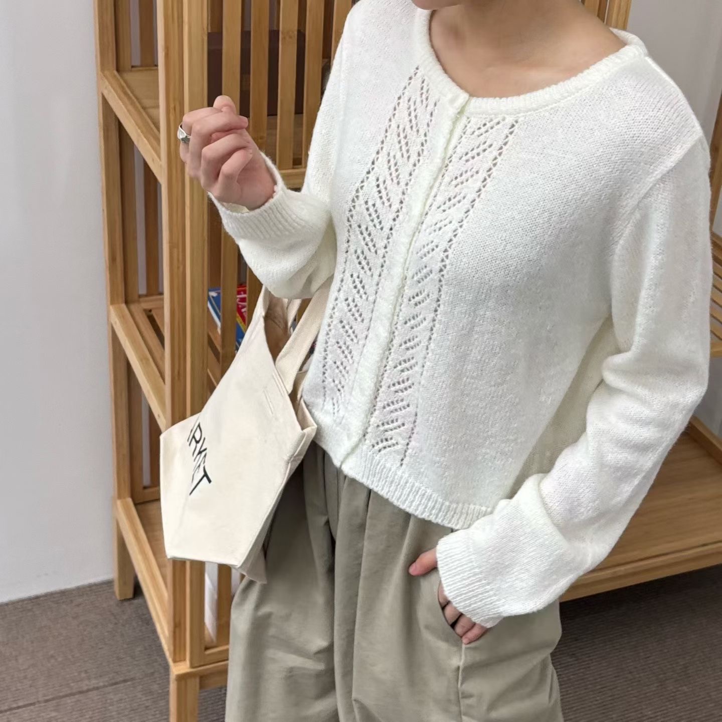 MINIMALGROUND/VIVAGLAM東大門代購女士新品時尚針織衫開衫MINIMALGROUND/VIVAGLAM針織衫