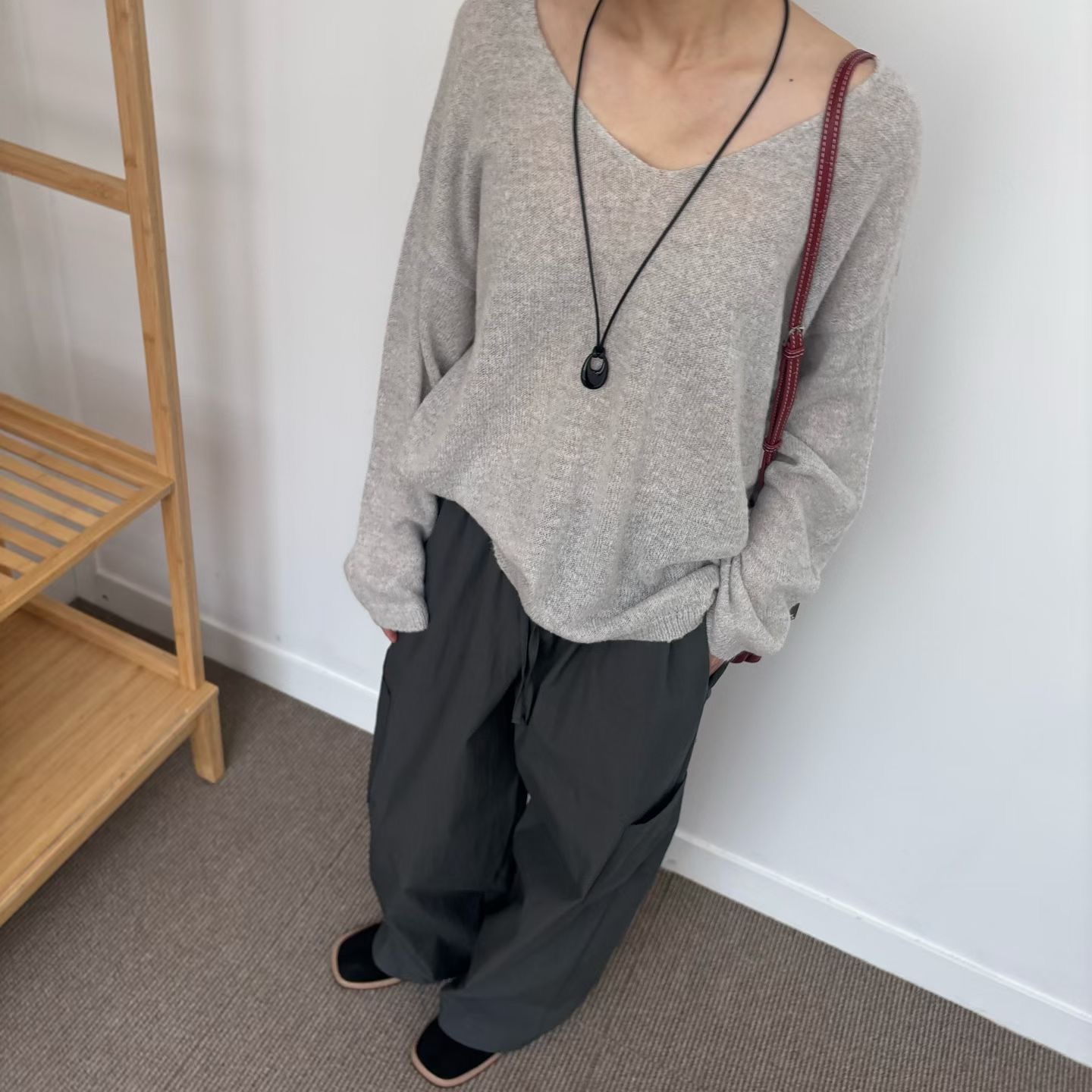 MINIMALGROUND/VIVAGLAM東大門直郵女裝新品熱賣針織衫不含內搭不含項鏈MINIMALGROUND/VIVAGLAM針織衫