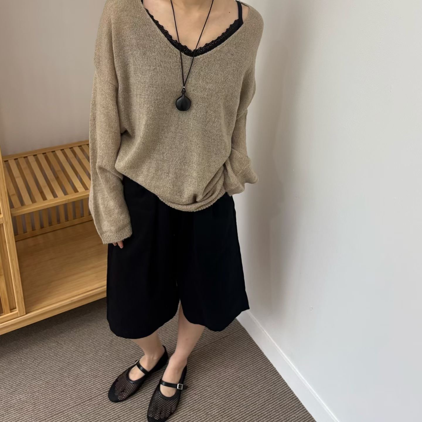 MINIMALGROUND/VIVAGLAM東大門直郵女裝新品熱賣針織衫不含內搭不含項鏈MINIMALGROUND/VIVAGLAM針織衫圖色1