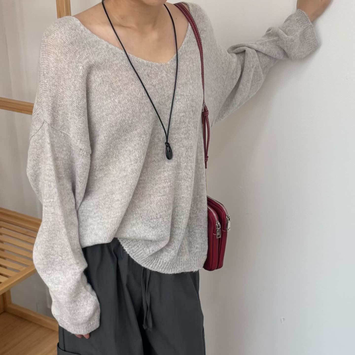 MINIMALGROUND/VIVAGLAM東大門直郵女裝新品熱賣針織衫不含內搭不含項鏈MINIMALGROUND/VIVAGLAM針織衫圖色4
