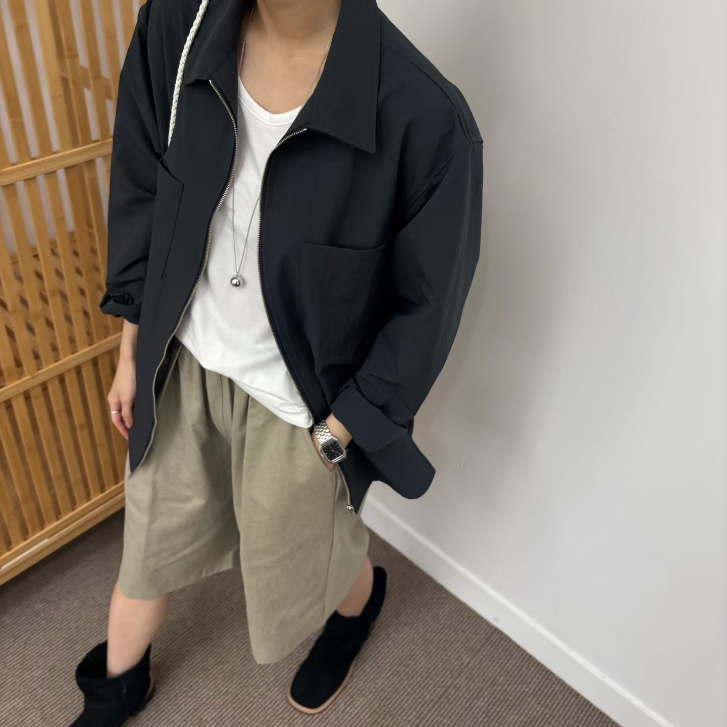 MINIMALGROUND/VIVAGLAM東大門直郵女裝新款推薦時尚夾克MINIMALGROUND/VIVAGLAM夾克