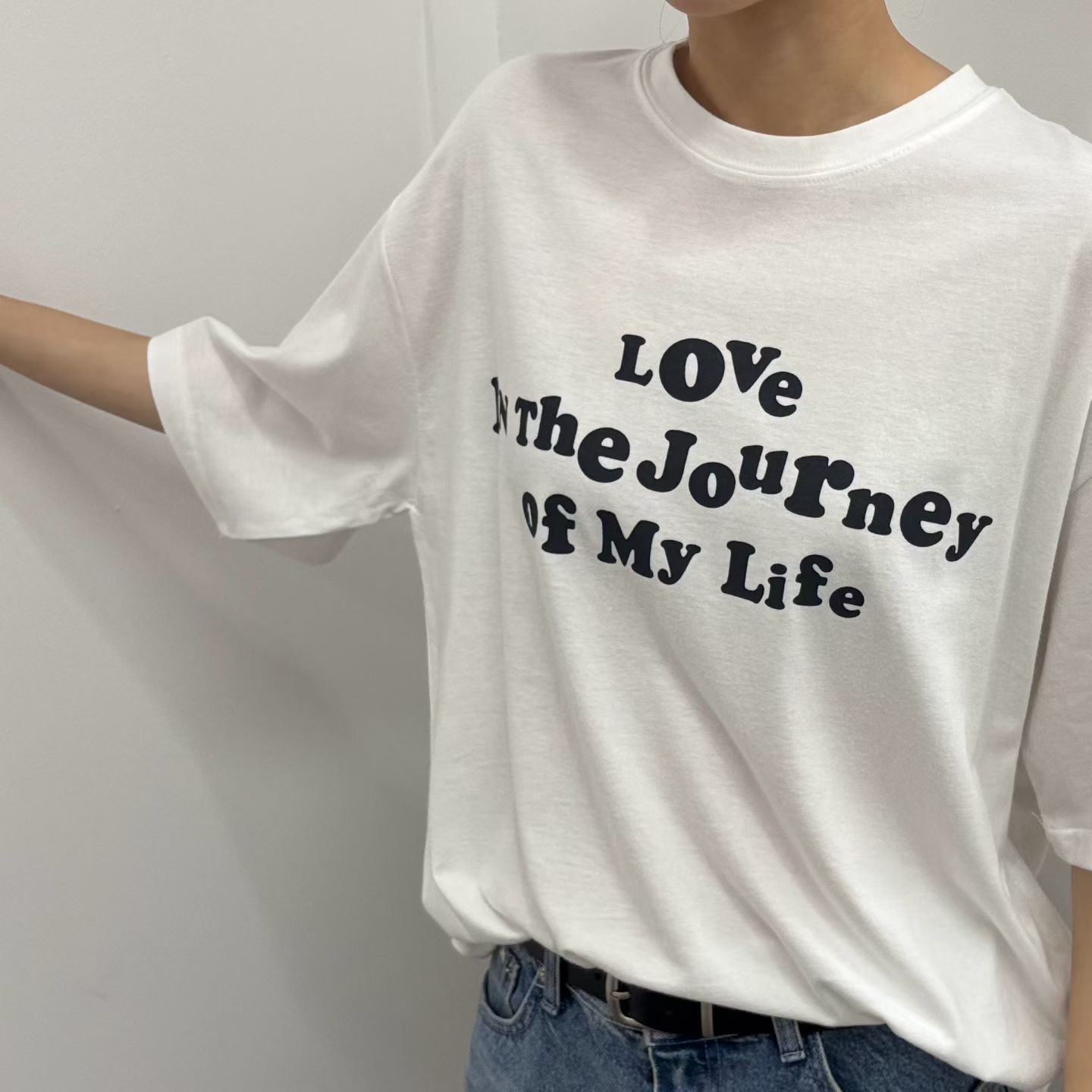MINIMALGROUND/VIVAGLAM東大門直郵女裝新品人氣時尚T恤MINIMALGROUND/VIVAGLAMT恤