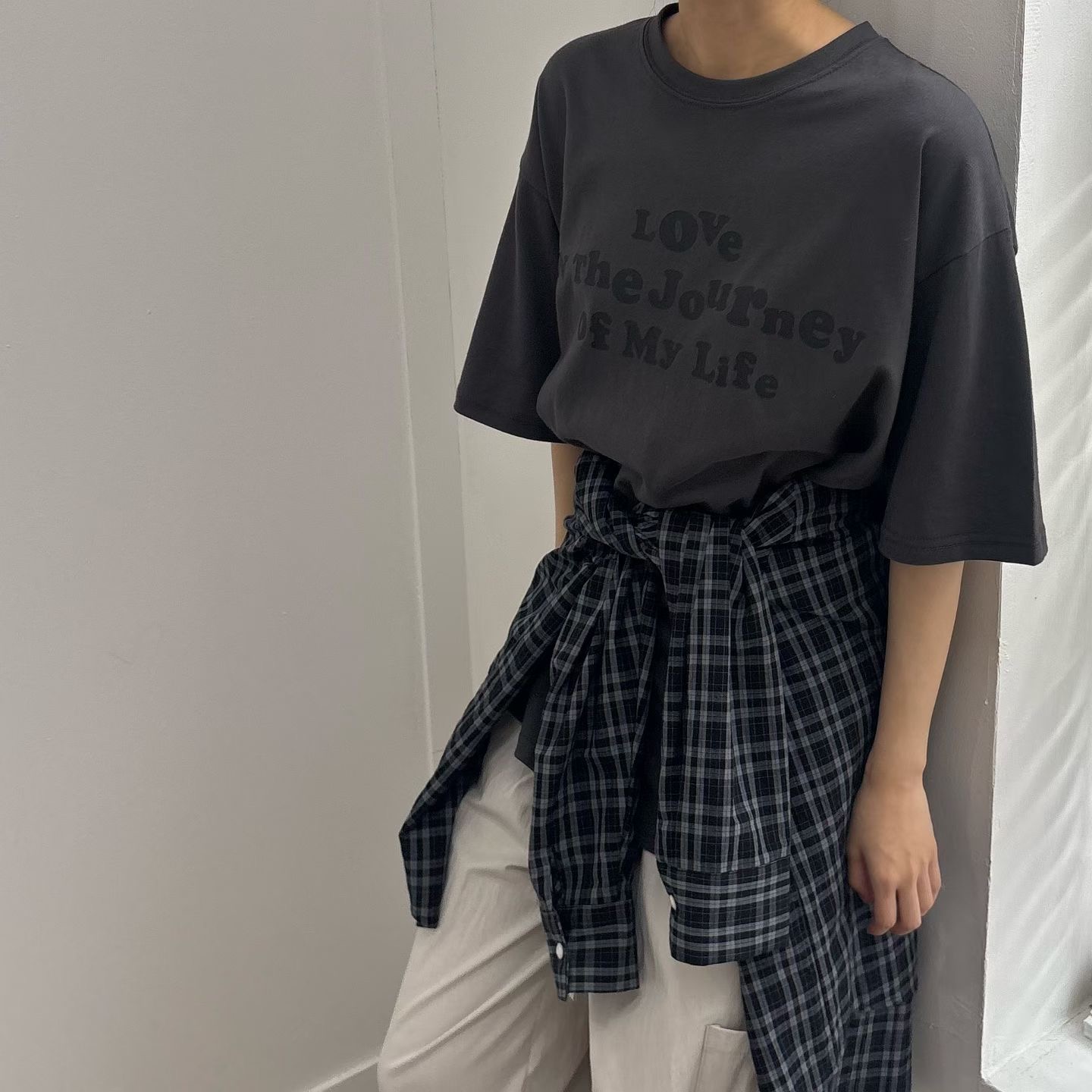 MINIMALGROUND/VIVAGLAM東大門直郵女裝新品人氣時尚T恤MINIMALGROUND/VIVAGLAMT恤