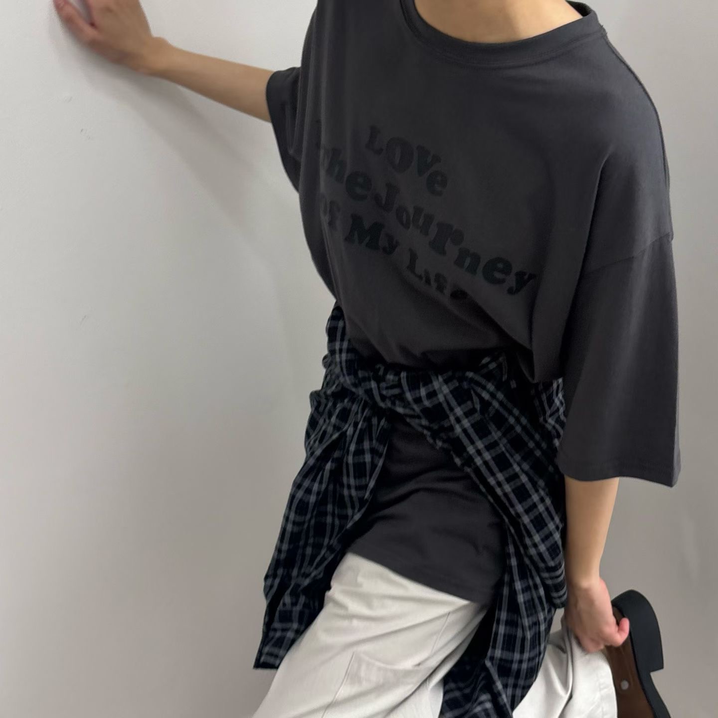 MINIMALGROUND/VIVAGLAM東大門直郵女裝新品人氣時尚T恤MINIMALGROUND/VIVAGLAMT恤