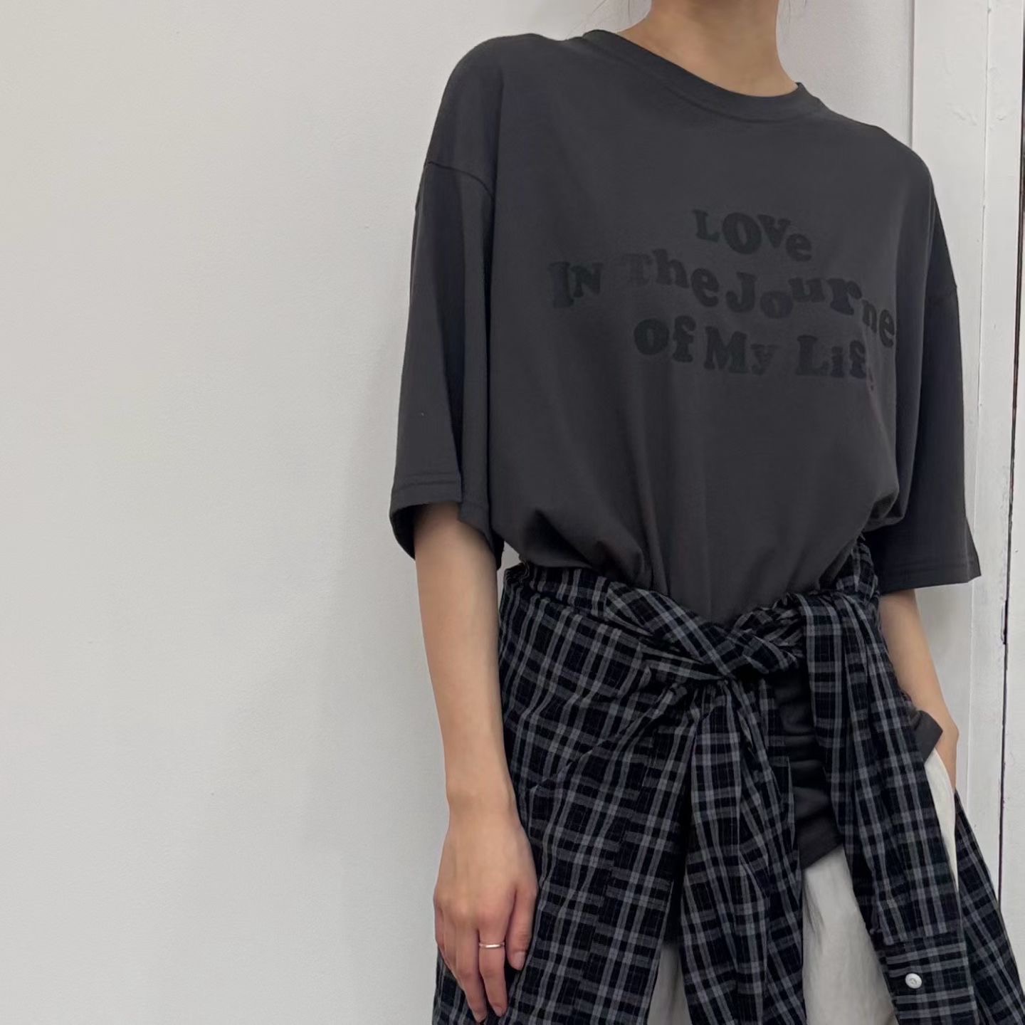 MINIMALGROUND/VIVAGLAM東大門直郵女裝新品人氣時尚T恤MINIMALGROUND/VIVAGLAMT恤圖色2
