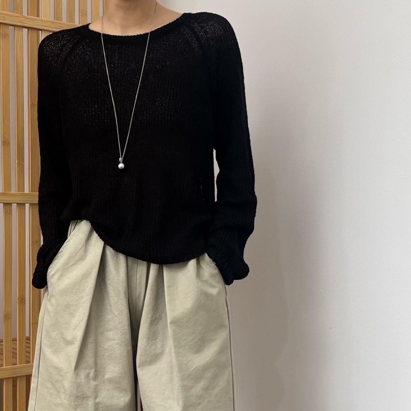 MINIMALGROUND/VIVAGLAM東大門代購女裝新品休閑推薦針織衫MINIMALGROUND/VIVAGLAM針織衫