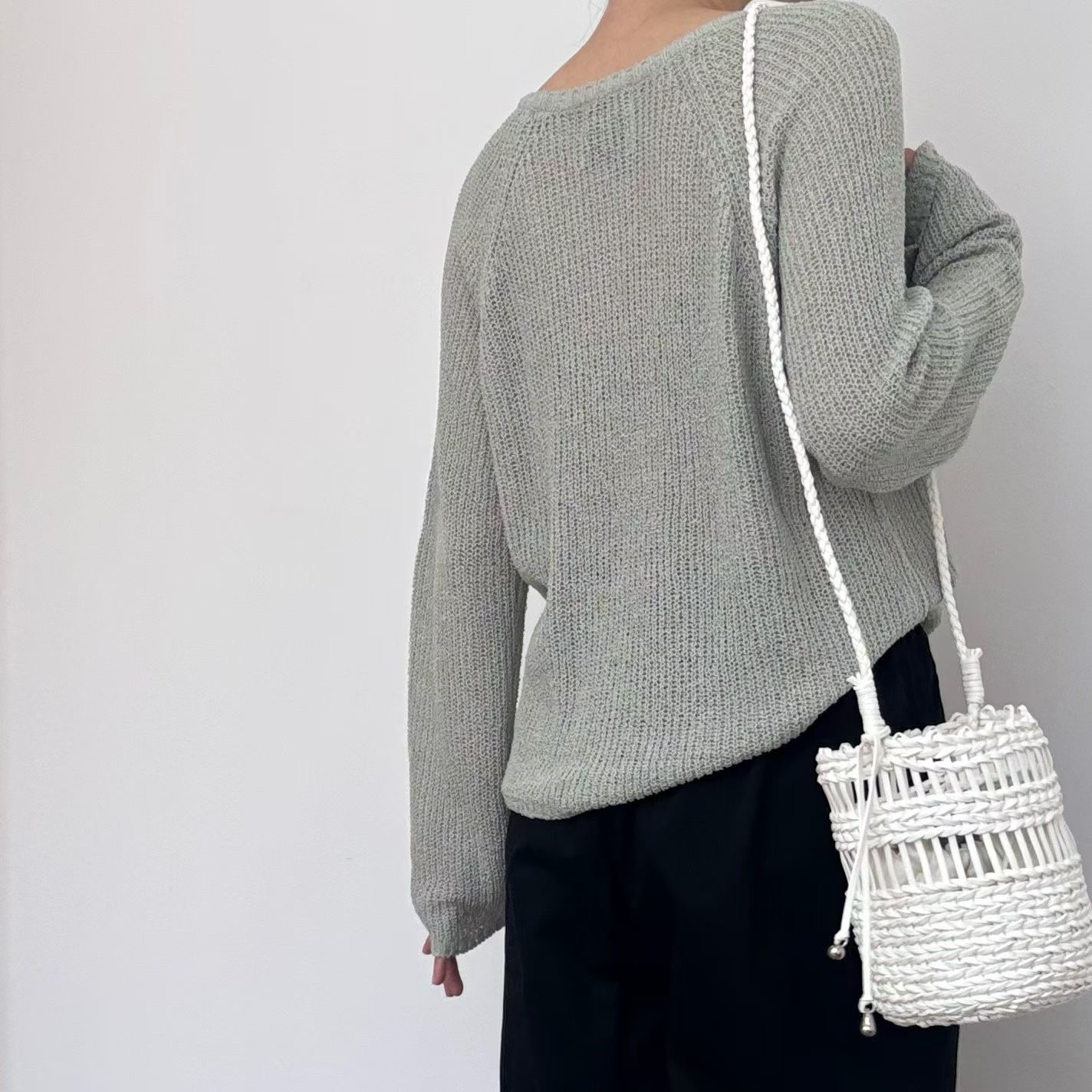 MINIMALGROUND/VIVAGLAM東大門代購女裝新品休閑推薦針織衫MINIMALGROUND/VIVAGLAM針織衫