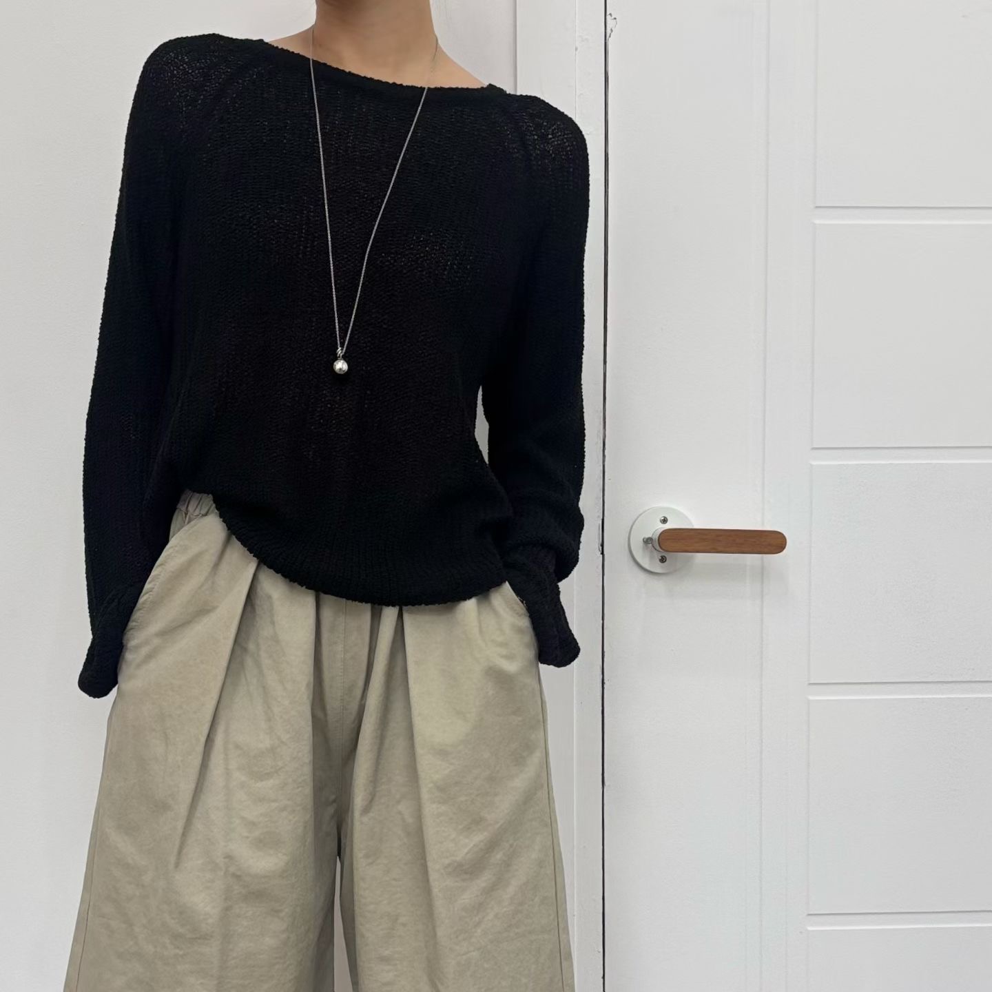 MINIMALGROUND/VIVAGLAM東大門代購女裝新品休閑推薦針織衫MINIMALGROUND/VIVAGLAM針織衫圖色1