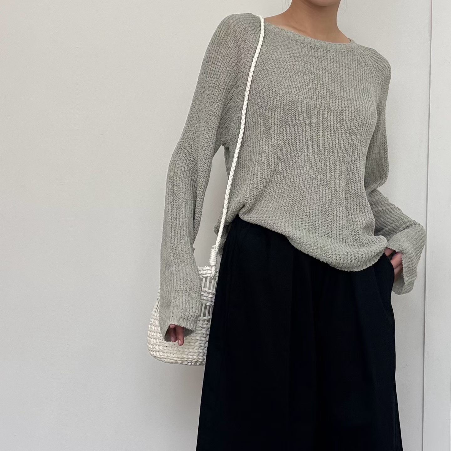 MINIMALGROUND/VIVAGLAM東大門代購女裝新品休閑推薦針織衫MINIMALGROUND/VIVAGLAM針織衫圖色2