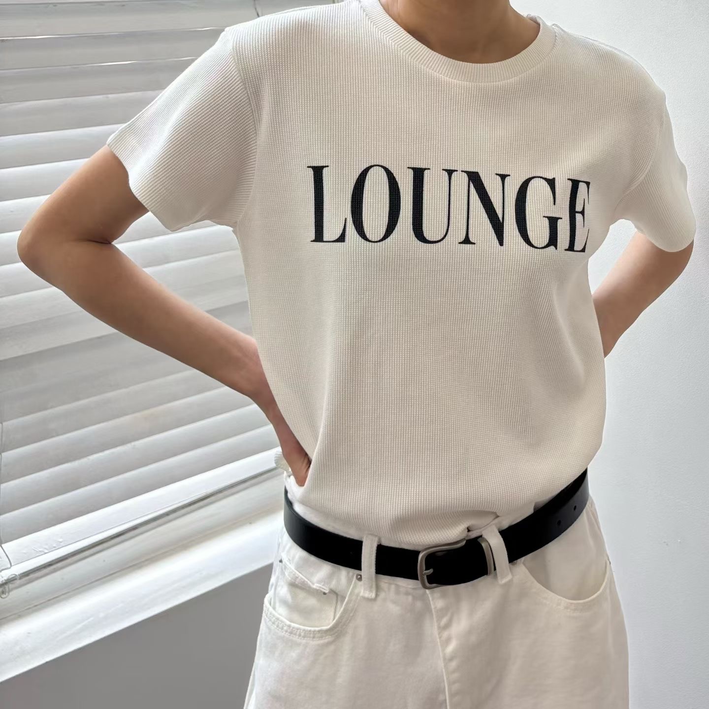 MINIMALGROUND/VIVAGLAM東大門直郵女裝新款推薦熱賣T恤MINIMALGROUND/VIVAGLAMT恤