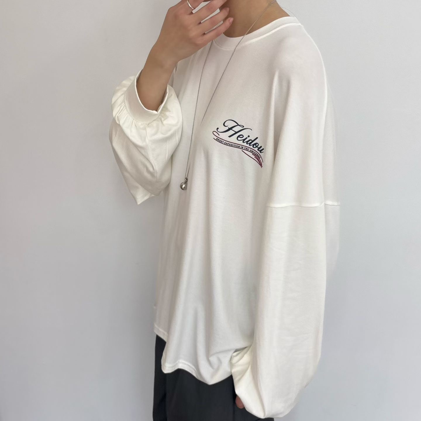 MINIMALGROUND/VIVAGLAM韓國代購女士新款時尚熱賣長袖T恤MINIMALGROUND/VIVAGLAM長袖T恤