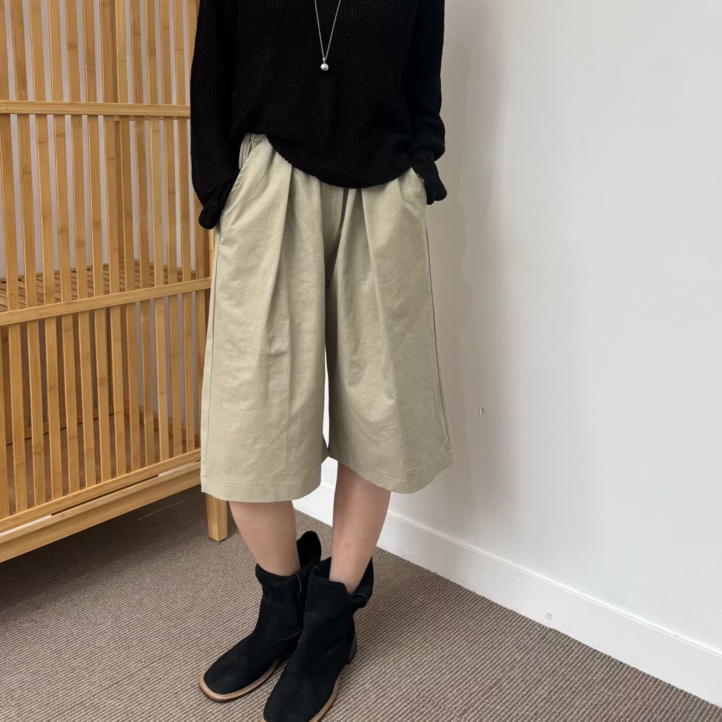 MINIMALGROUND/VIVAGLAM東大門代購女裝新款熱賣時尚短褲MINIMALGROUND/VIVAGLAM短褲圖色1