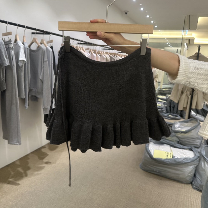 VEGETABLE東大門直郵女裝新品推薦真品休閑時尚人氣短裙羊毛VEGETABLE短裙