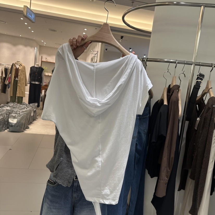 RENDER東大門代購女裝新款時尚推薦真品人氣休閑T恤連帽衫RENDERT恤