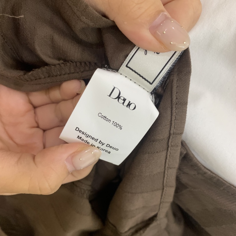 DEUO韓國代購女士新款熱賣休閑時尚推薦襯衫蕾絲衫含腰繩DEUO襯衫/蕾絲衫