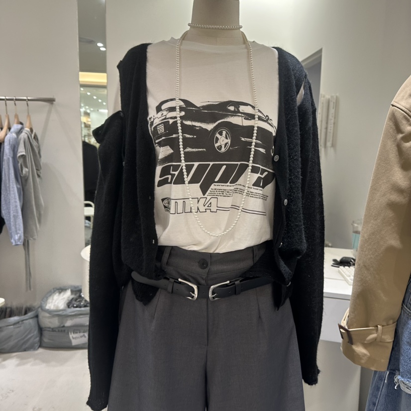 RENDER韓國代購女裝新品推薦時尚人氣針織衫羊毛開衫紐扣RENDER針織衫圖色4