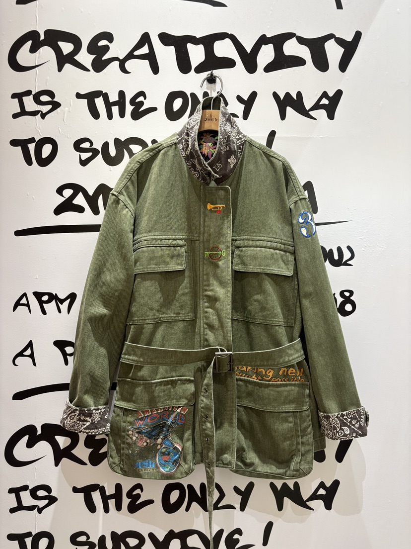 2ND K韓國直郵女裝新品推薦休閑真品熱賣時尚夾克含腰帶2ND K夾克圖色5