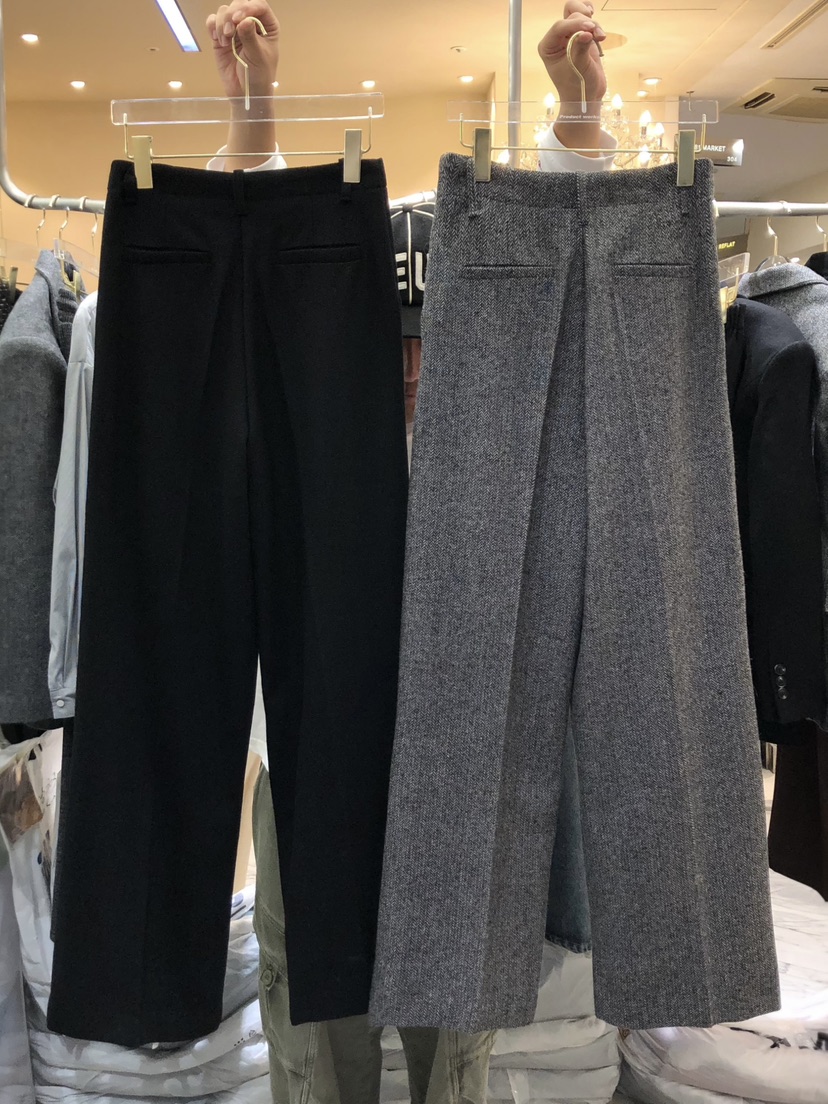WORK SHOP東大門代購女士新品時尚熱賣真品休閑休閑褲羊毛Work_shop休閑褲
