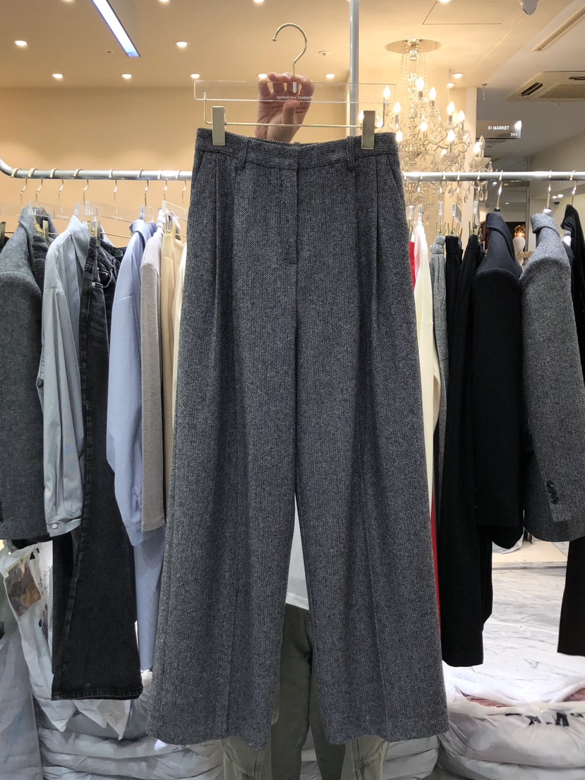 WORK SHOP東大門代購女士新品時尚熱賣真品休閑休閑褲羊毛Work_shop休閑褲圖色1