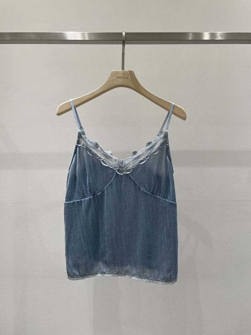 RE STYLE-Q韓國直郵女裝新款推薦熱賣吊帶背心天鵝絨無袖RE STYLE吊帶/背心圖色2