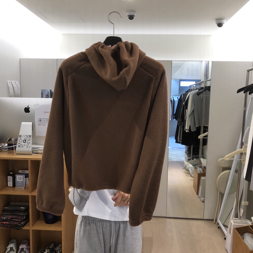 THE STARDUST東大門代購女裝新款推薦衛衣拉鏈連帽衫系帶THE STARDUST衛衣