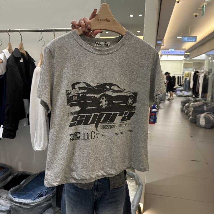 RENDER東大門代購女裝新款推薦熱賣時尚真品人氣休閑T恤RENDERT恤圖色1