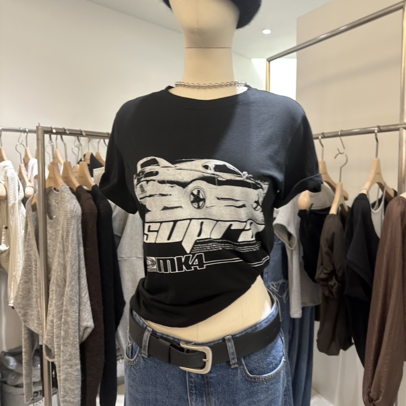 RENDER東大門代購女裝新款推薦熱賣時尚真品人氣休閑T恤RENDERT恤圖色3