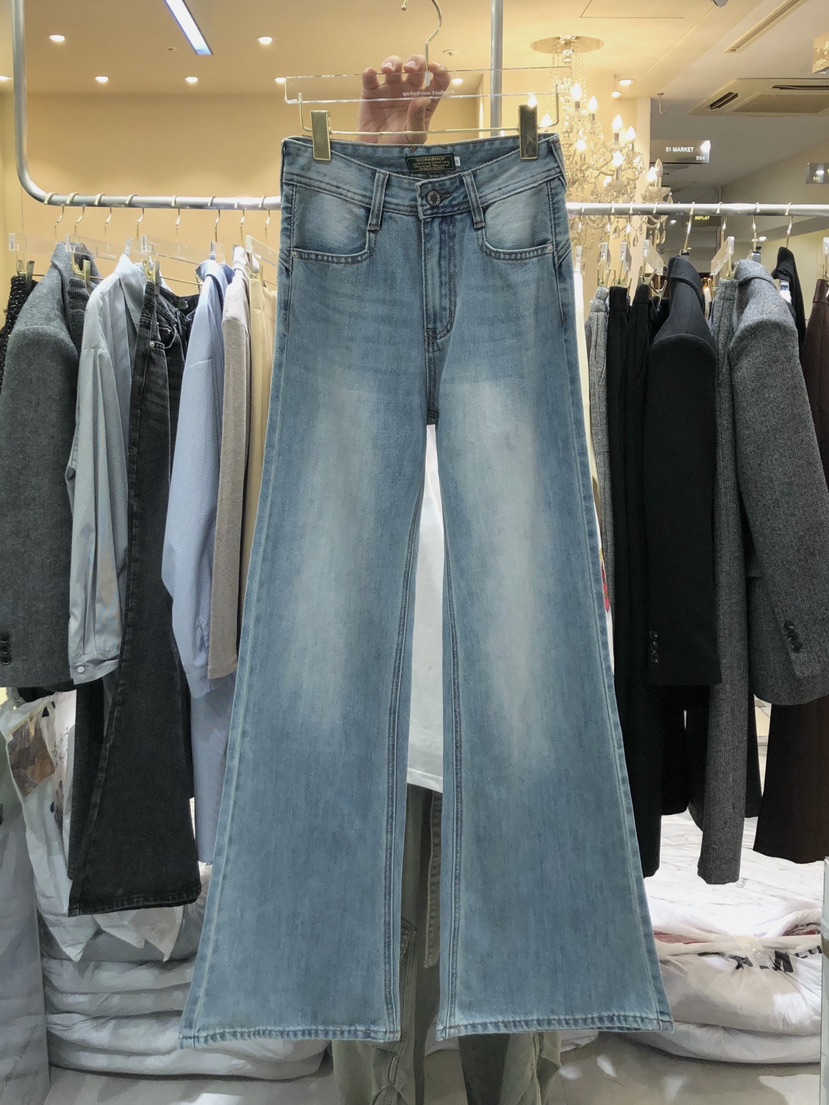 WORK SHOP東大門代購女士新品熱賣推薦休閑時尚真品牛仔褲Work_shop牛仔褲圖色1