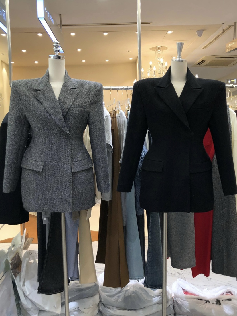 WORK SHOP韓國代購女裝新品熱賣真品休閑時尚推薦夾克羊毛Work_shop夾克