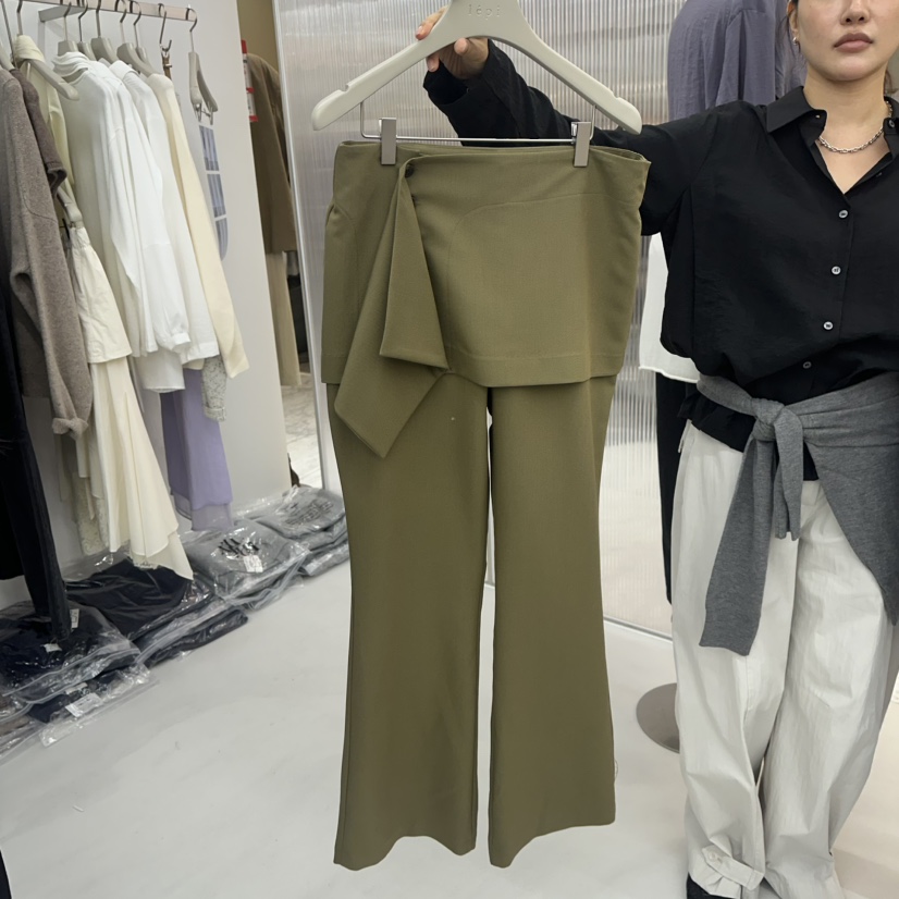 LEPI韓國直郵女士新品推薦人氣休閑真品時尚裙褲裹身裙喇叭LEPI裙褲圖色1