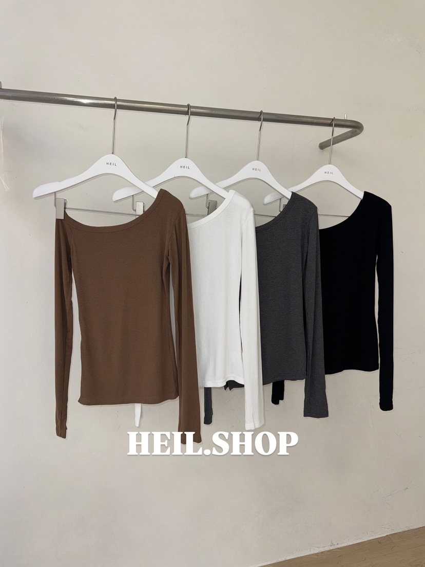 HEIL韓國直郵女裝新款真品人氣推薦休閑時尚熱賣長袖T恤HEIL長袖T恤