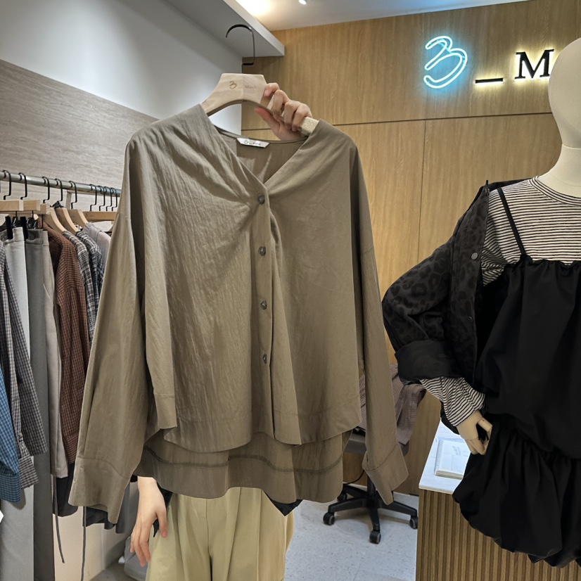 BISHOP/APOINT/3MARCH東大門實拍女裝新品休閑襯衫蕾絲衫BISHOP/APOINT/3MARCH襯衫/蕾絲衫圖色2