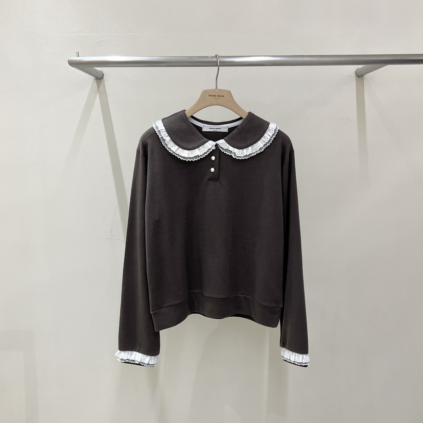 MARIE MARIE韓國代購女士新款推薦真品休閑時尚熱賣長袖T恤MARIE MARIE長袖T恤圖色3