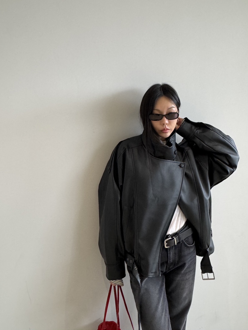 LIMLIMLIM東大門代購女裝新款時尚真品人氣熱賣推薦皮衣皮革LIM LIM LIM皮衣