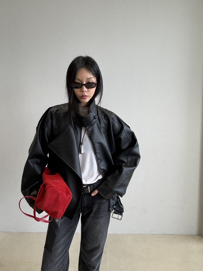 LIMLIMLIM東大門代購女裝新款時尚真品人氣熱賣推薦皮衣皮革LIM LIM LIM皮衣