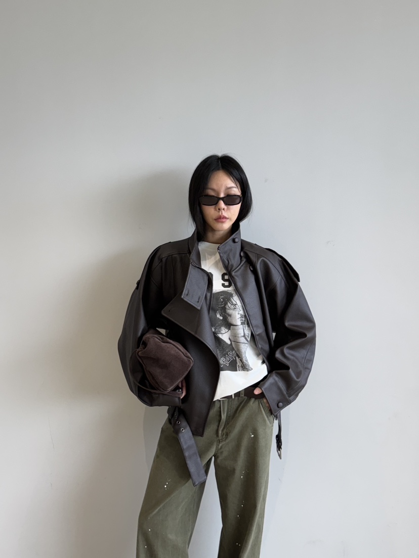 LIMLIMLIM東大門代購女裝新款時尚真品人氣熱賣推薦皮衣皮革LIM LIM LIM皮衣