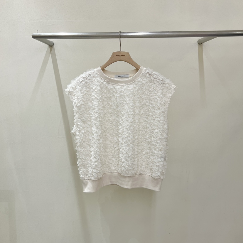 MARIE MARIE韓國直郵女裝新款推薦休閑真品吊帶背心流蘇MARIE MARIE吊帶/背心圖色1
