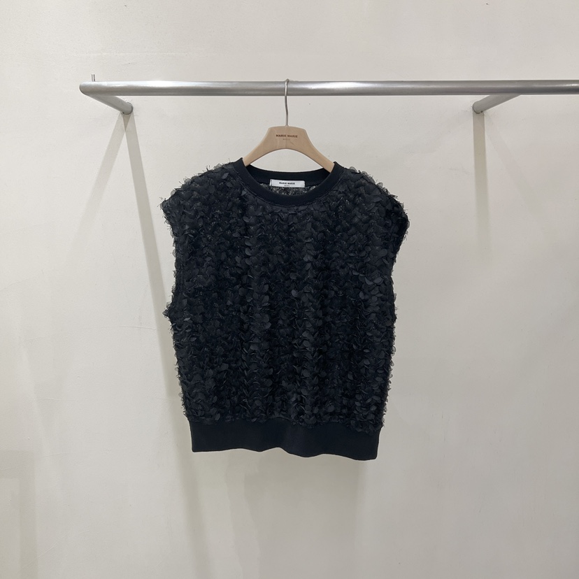 MARIE MARIE韓國直郵女裝新款推薦休閑真品吊帶背心流蘇MARIE MARIE吊帶/背心圖色2